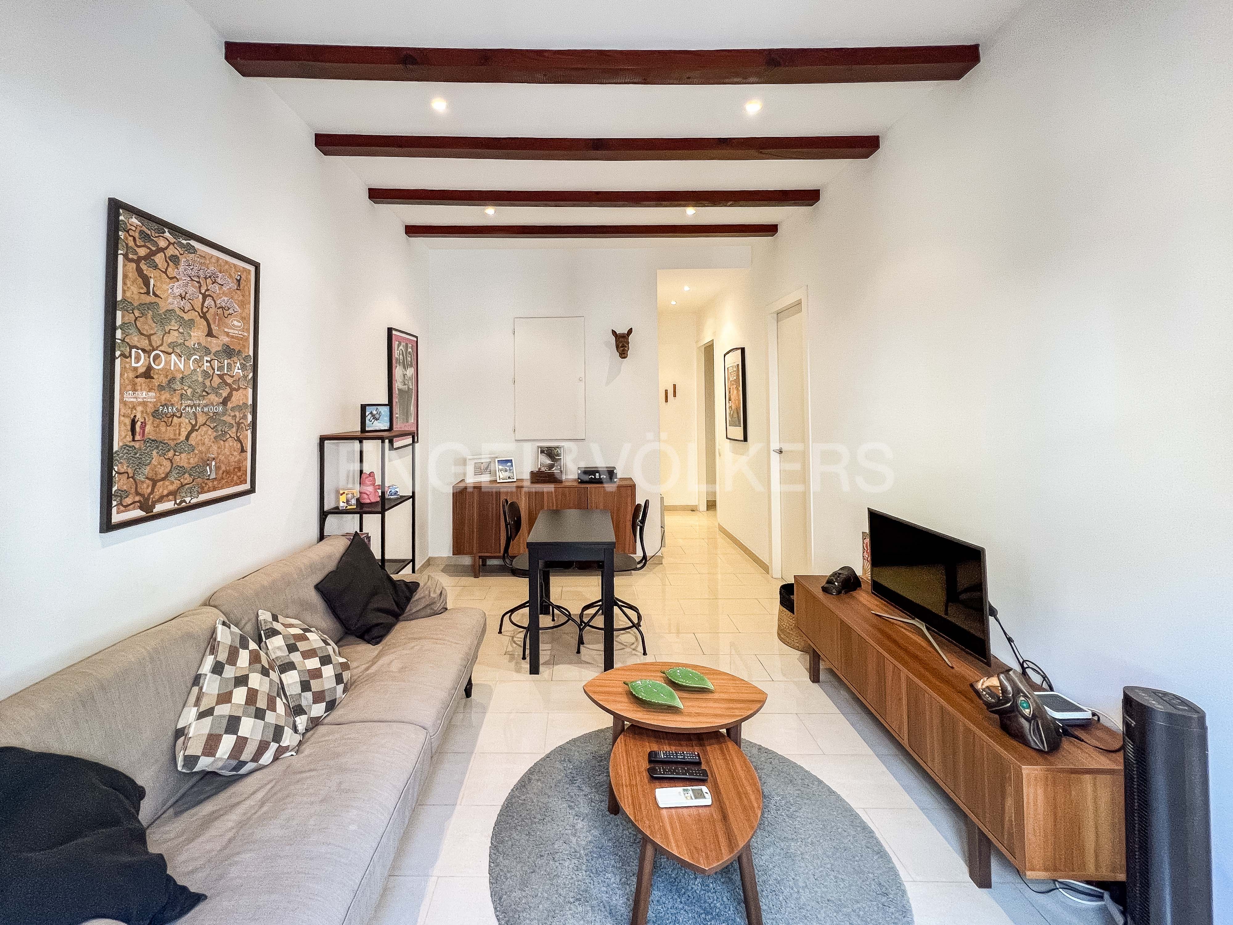 Living room of Apartment to rent in  Barcelona Capital  with Heating