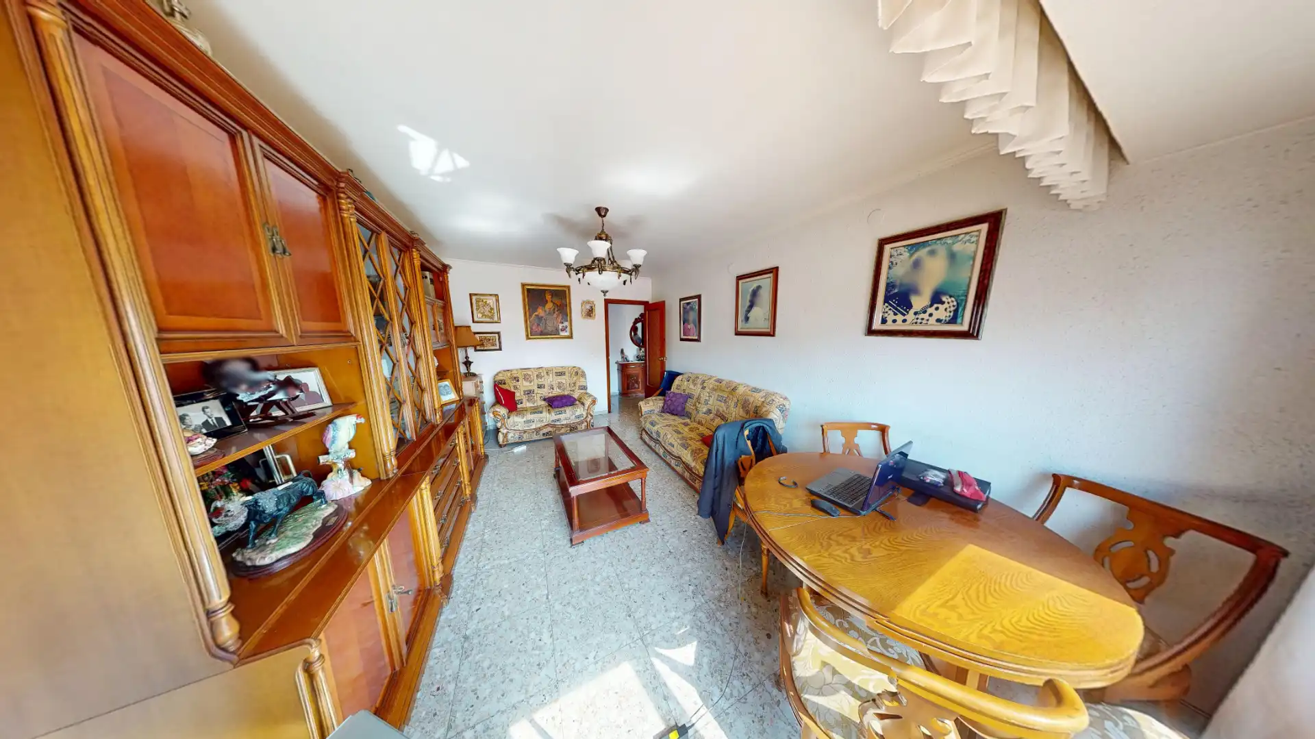 Wohnzimmer von Wohnung zum Verkauf in Alicante / Alacant mit Möbliert und Balkon