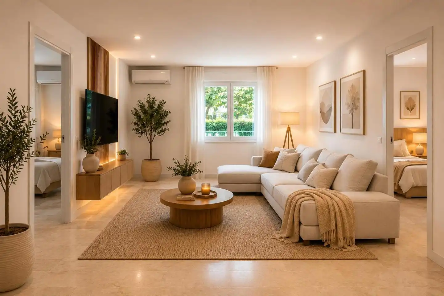 Living room of Ground floor for sale in Madrid  with Air Conditioner and Heating