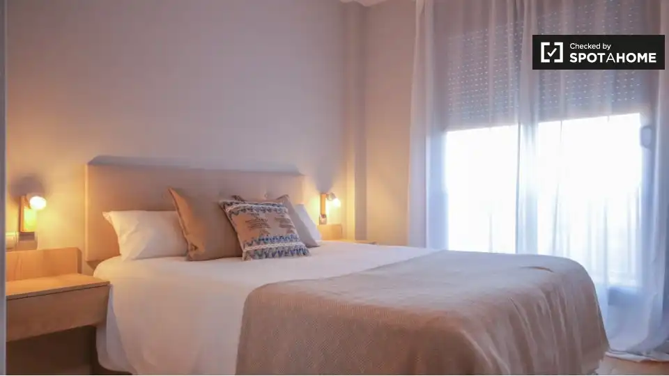 Habitación de Piso de alquiler en Madrid con Aire acondicionado, Calefacción y Amueblado