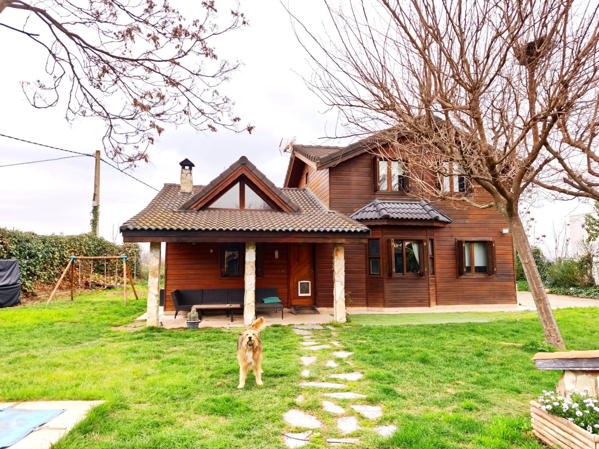 Garden of Houses for sale in  Zaragoza Capital  with Air Conditioner, Heating and Private garden