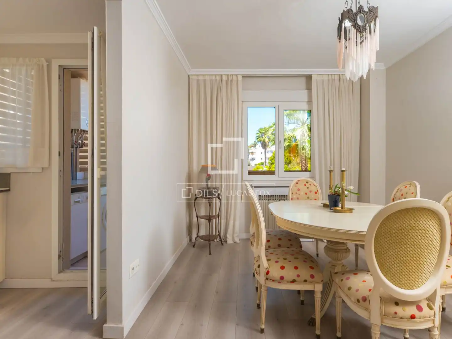 Esszimmer von Wohnung zum Verkauf in Eivissa mit Klimaanlage, Privatgarten und Terrasse