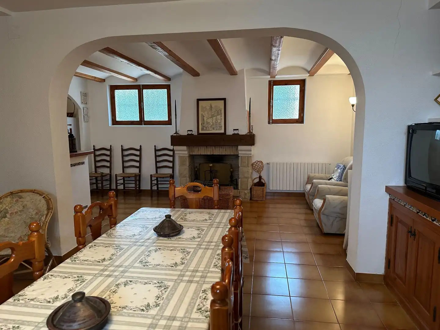 Menjador de Casa o xalet en venda en Ontinyent amb Aire condicionat, Calefacció i Jardí privat