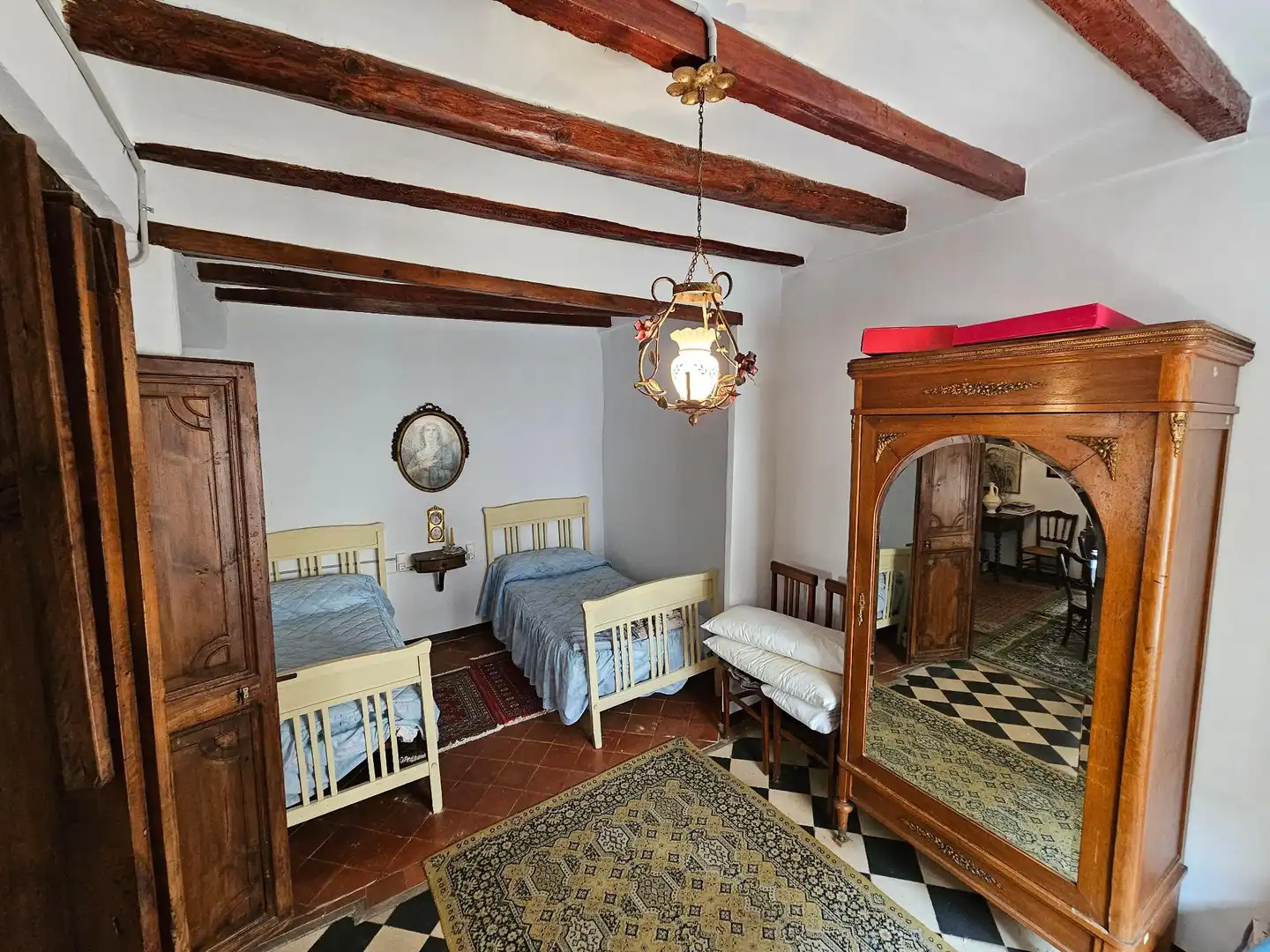 Schlafzimmer von Einfamilien-Reihenhaus zum Verkauf in Poboleda mit Terrasse, Abstellraum und Balkon