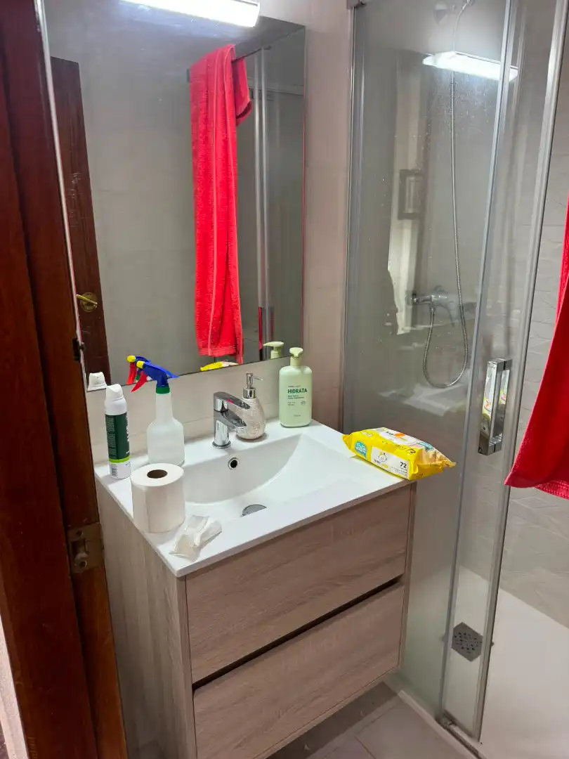 Bathroom of Flat for sale in Valencia  with Air Conditioner, Terrace and Balcony