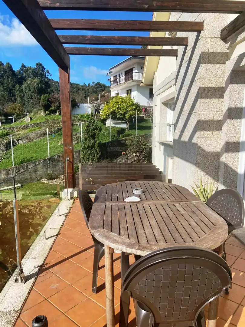Terrassa de Casa o xalet de lloguer en Cangas  amb Calefacció, Jardí privat i Terrassa