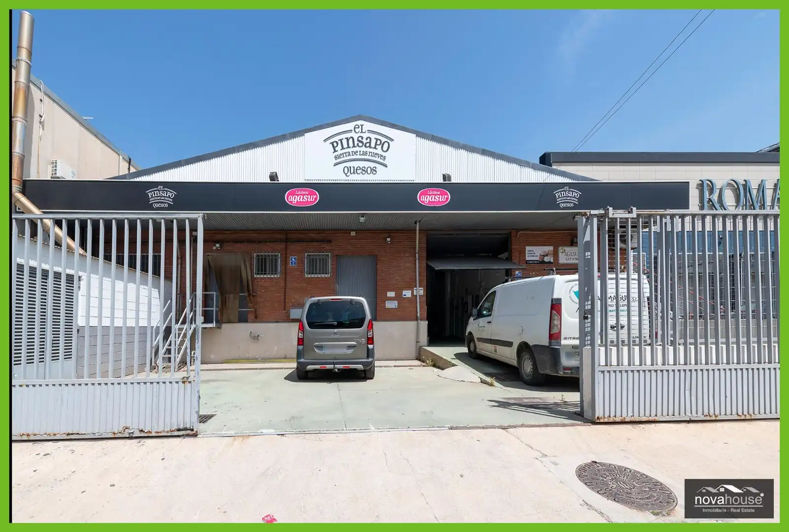 Vista exterior de Nave industrial en venta en Málaga
