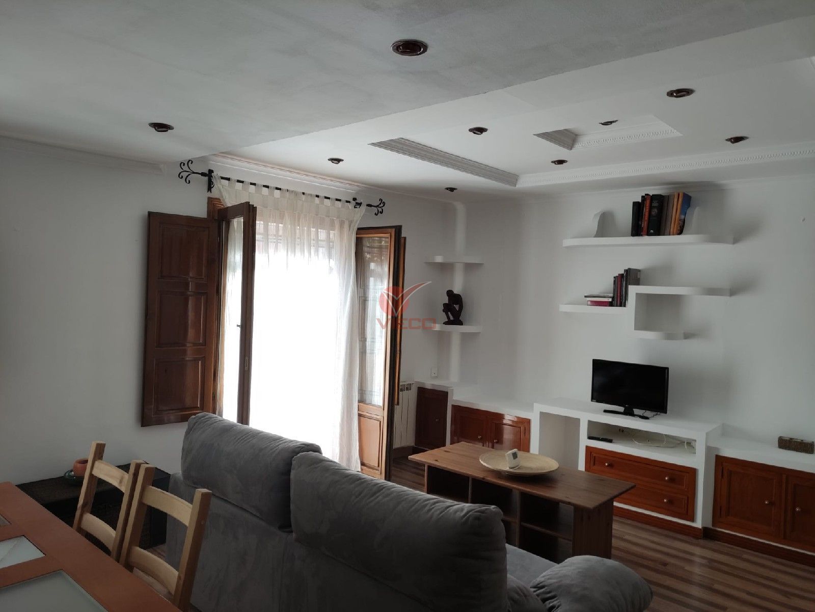 Sala d'estar de Pis de lloguer en Cuenca Capital amb Calefacció i Moblat