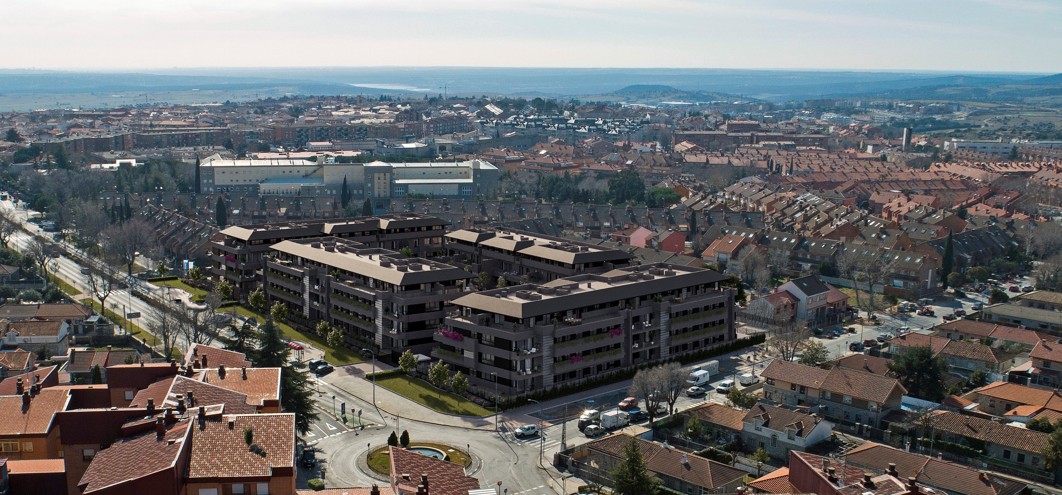 Exterior view of Flat for sale in Colmenar Viejo  with Air Conditioner, Terrace and Storage room