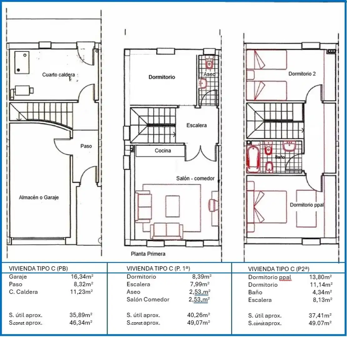 Casa adosada en venta en Urzainqui / Urzainki con Calefacción y Trastero