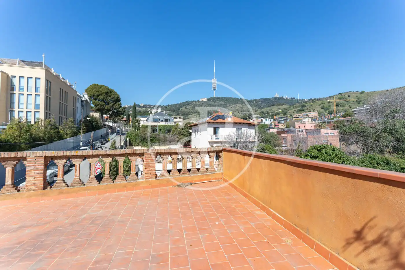 Terrace of Houses for rent in Barcelona  with Air Conditioner, Heating and Private garden