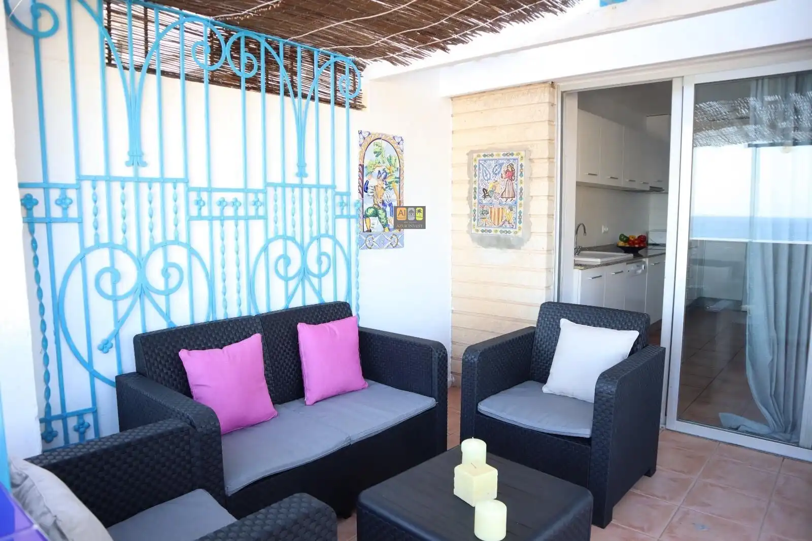 Terrasse von Dachboden zur Miete in Altea mit Terrasse und Möbliert