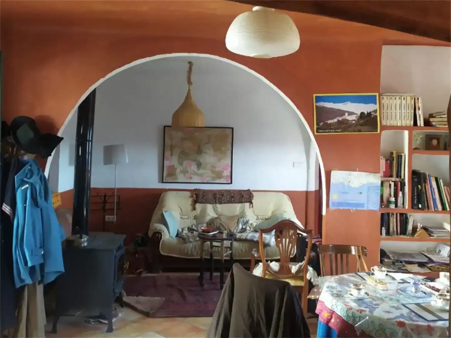 Menjador de Finca rústica en venda en La Taha amb Balcó