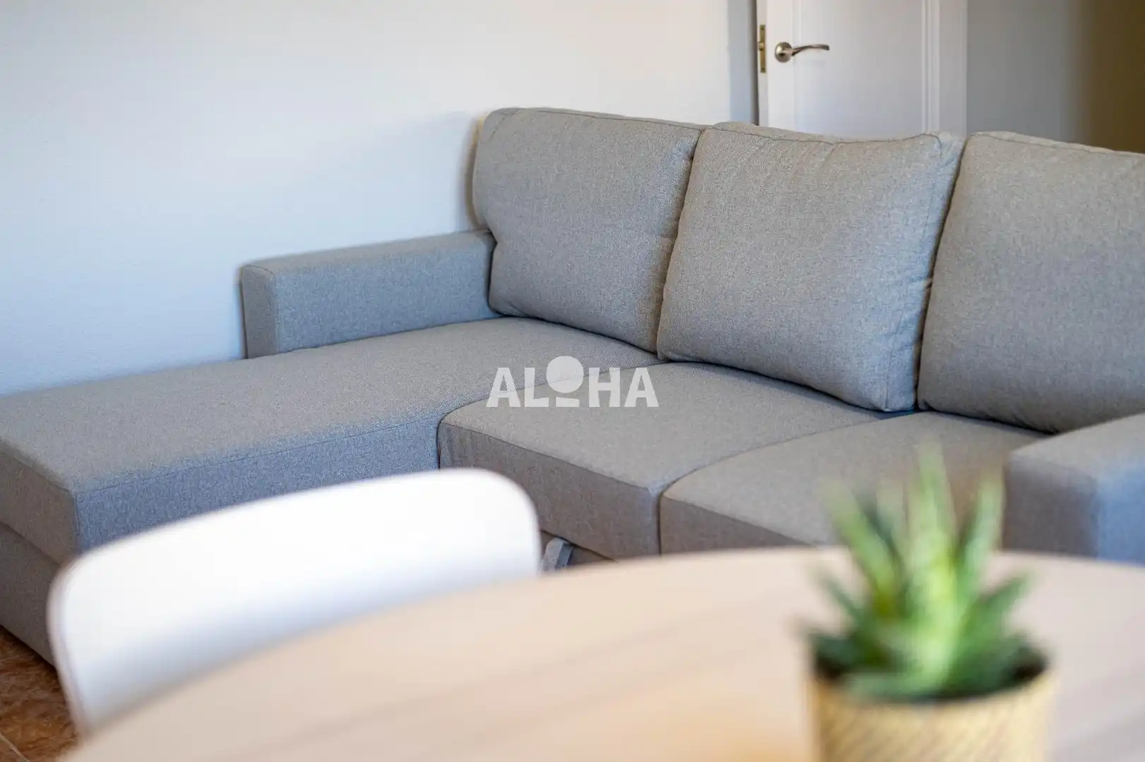 Sala d'estar de Apartament de lloguer en Moncada amb Aire condicionat, Moblat i Balcó