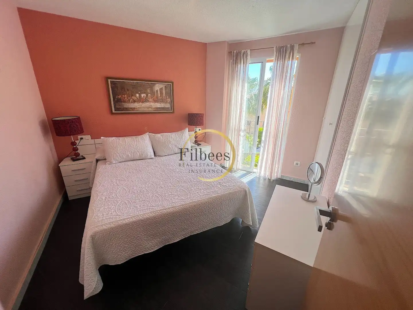 Habitación de Apartamento en venta en Mazarrón con Aire acondicionado, Calefacción y Jardín privado