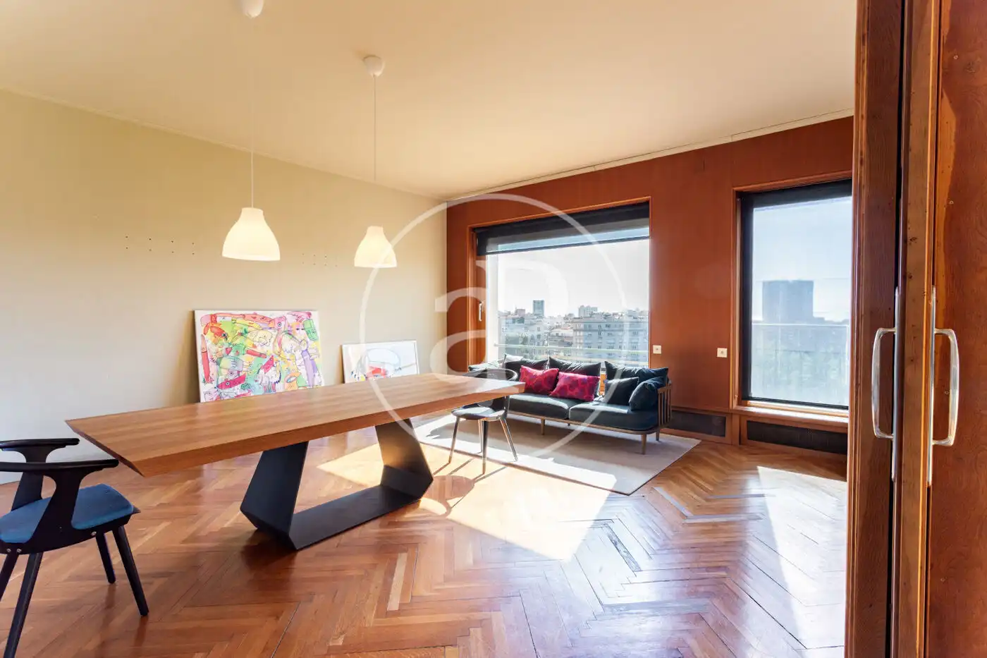 Dachboden zur Miete in Barcelona mit Klimaanlage, Heizung und Terrasse