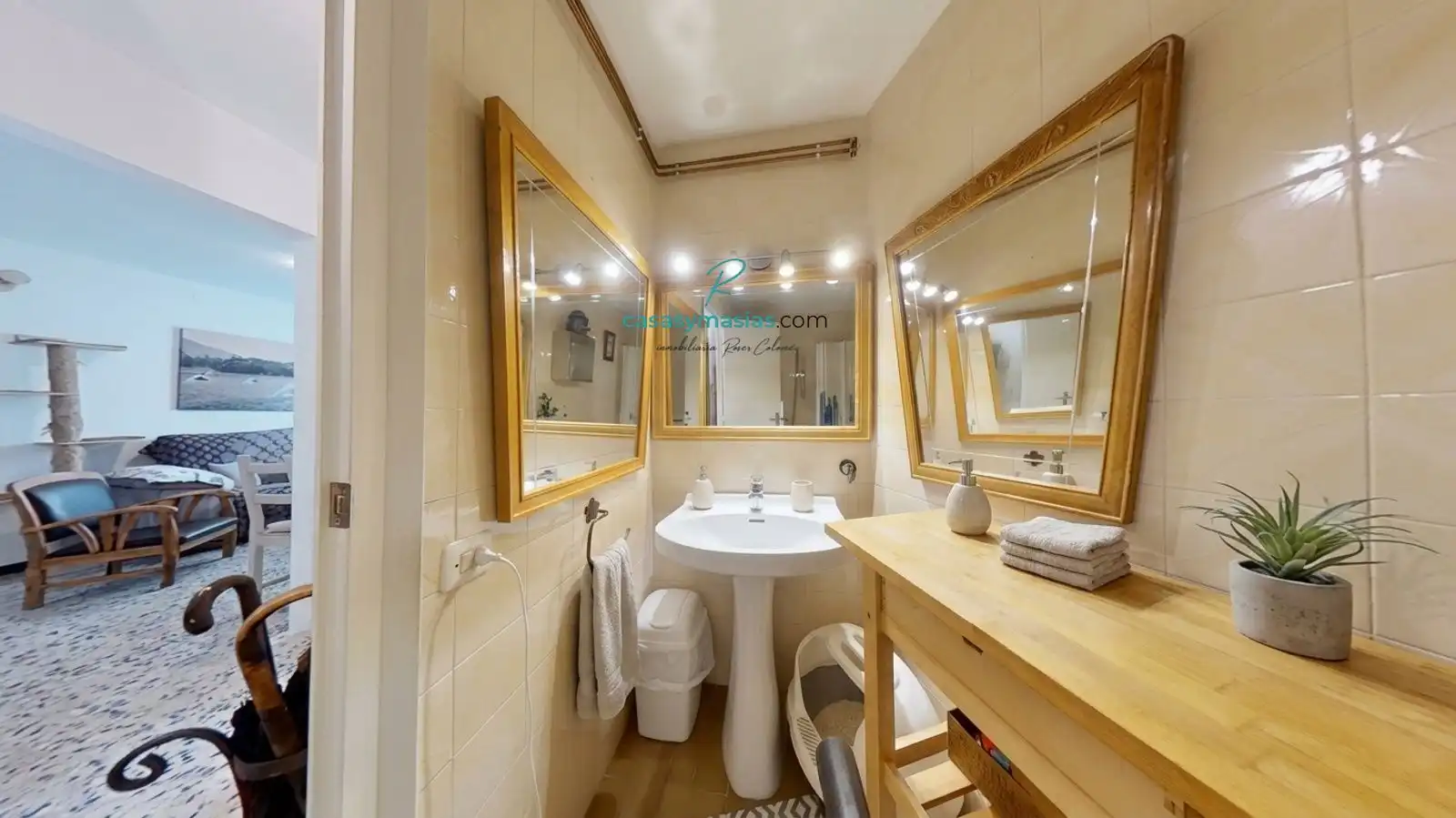 Bathroom of Flat for sale in Sant Pere de Ribes  with Heating, Terrace and Oven