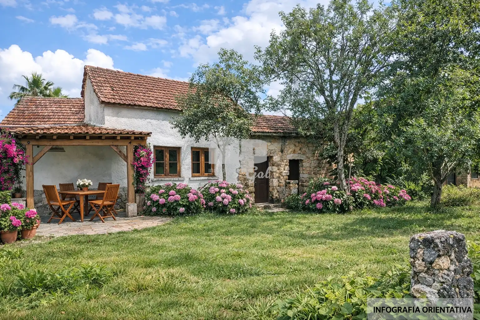 Casa rústica amb jardí en venda a Ceo, imagen 3