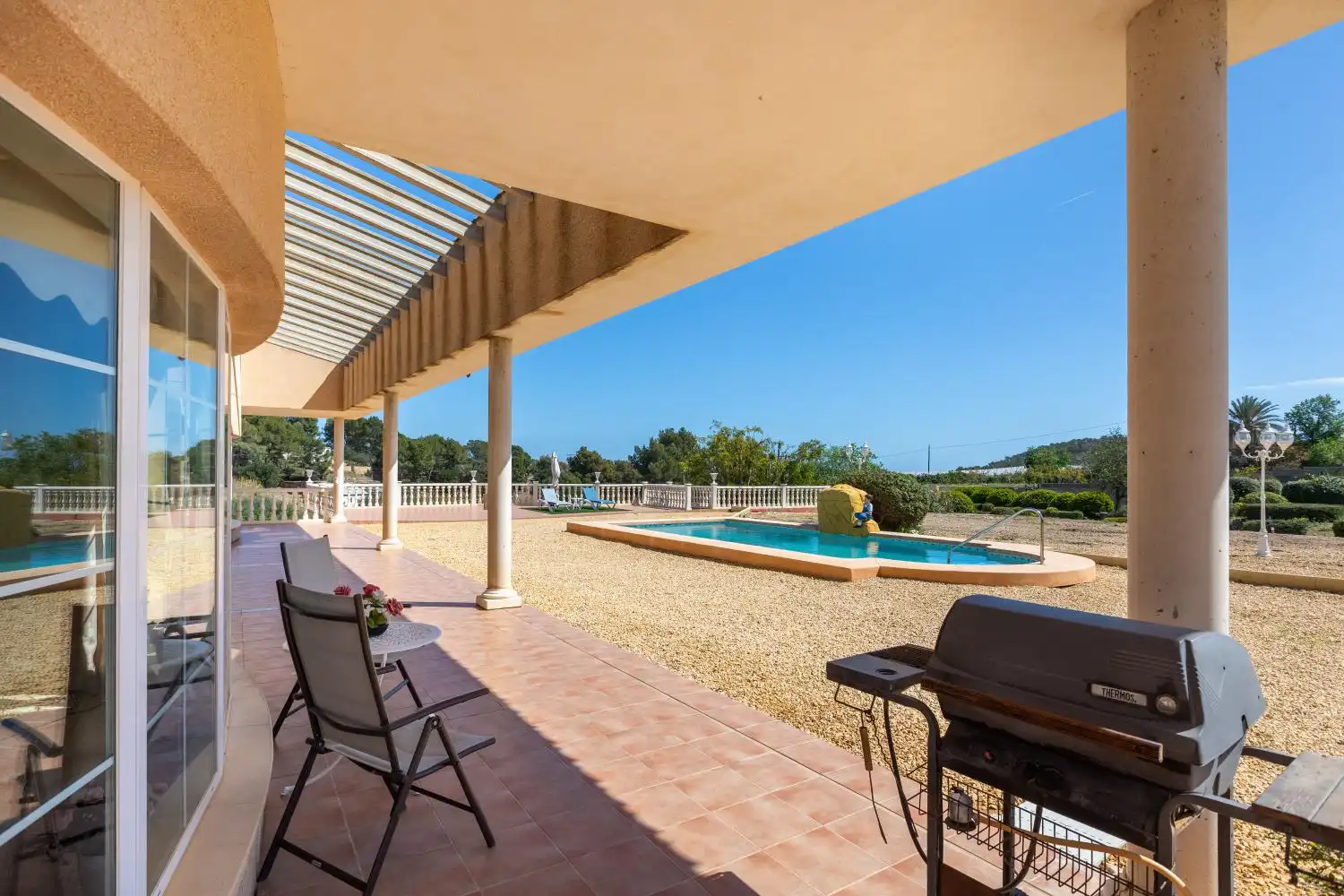 Terraza de Casa o chalet en venta en L'Alfàs del Pi con Aire acondicionado, Jardín privado y Terraza