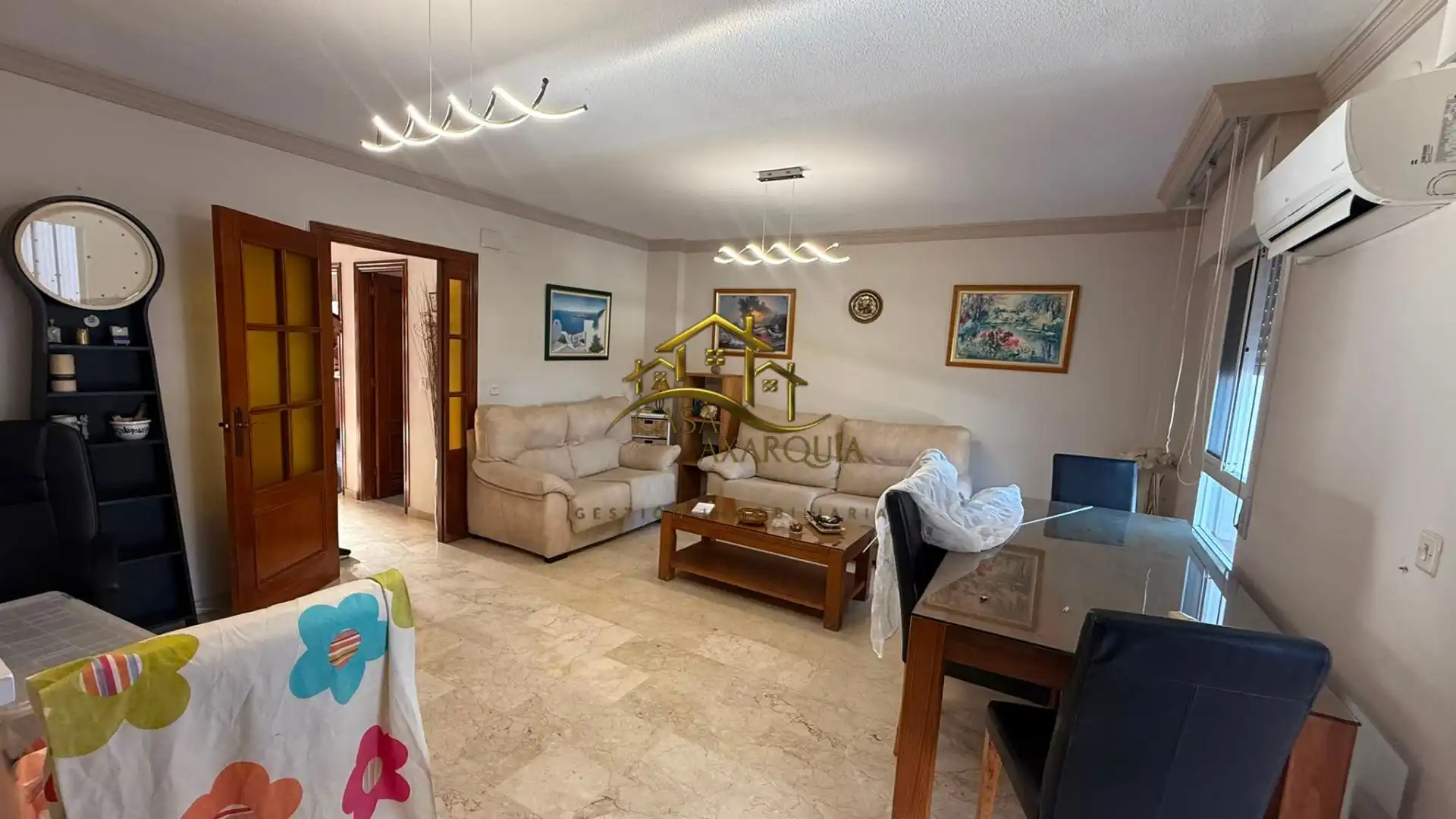 Wohnzimmer von Haus oder Chalet zur Miete in Vélez-Málaga mit Klimaanlage, Terrasse und Möbliert