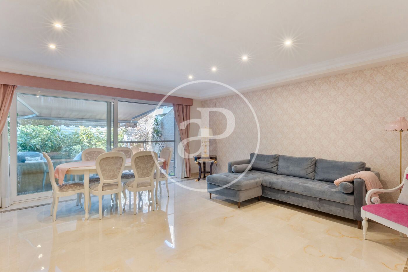 Living room of Single-family semi-detached for sale in Alboraya  with Air Conditioner, Heating and Private garden