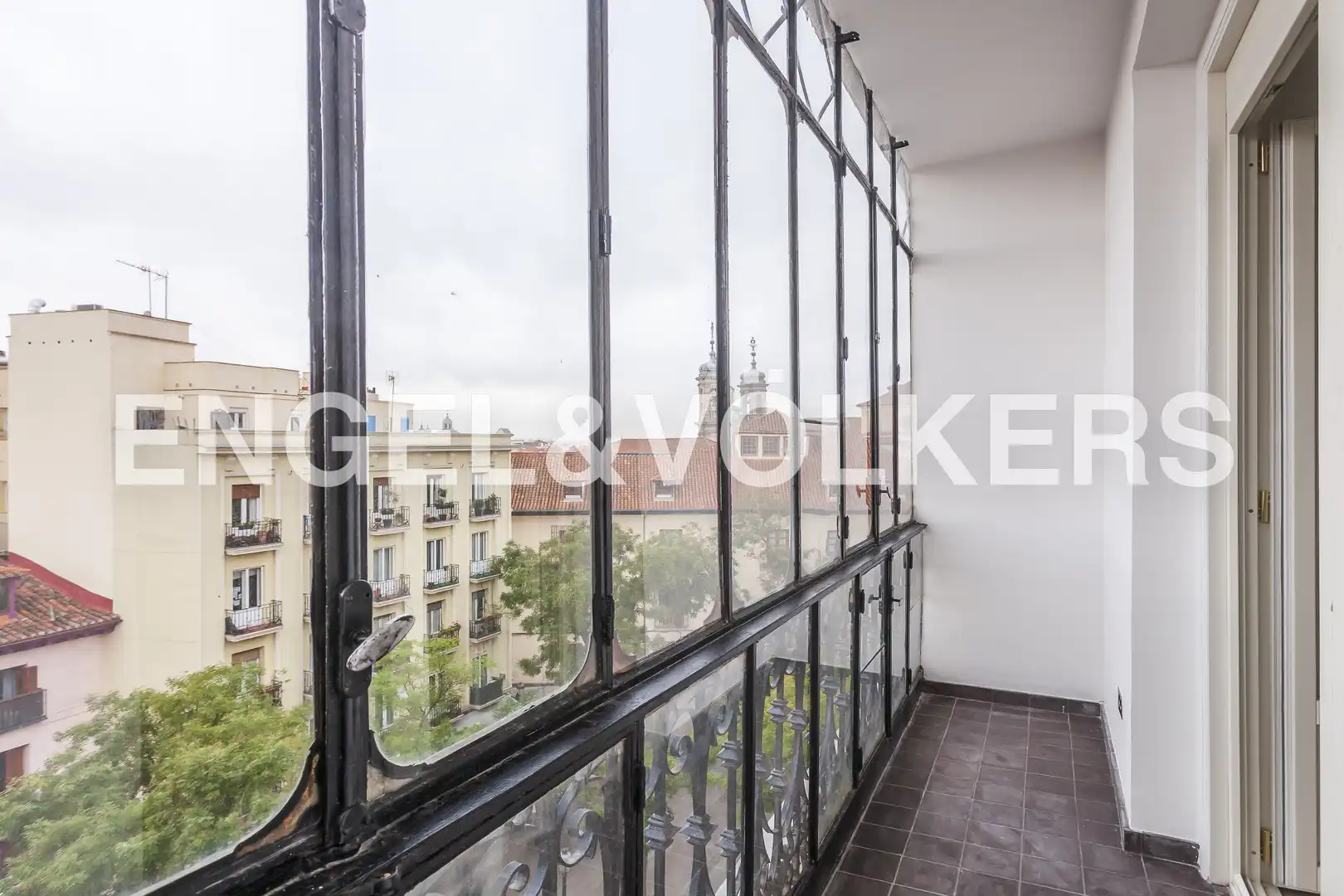 Terrasse von Dachboden zur Miete in Madrid mit Klimaanlage, Heizung und Balkon