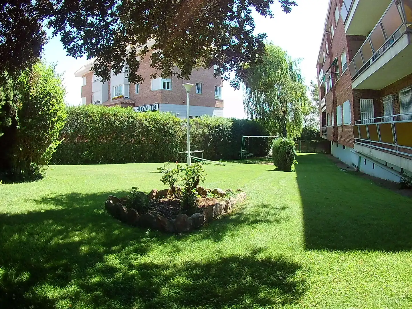 Garten von Wohnung zum Verkauf in Hoyo de Manzanares mit Abstellraum, Balkon und Gemeinschaftspool