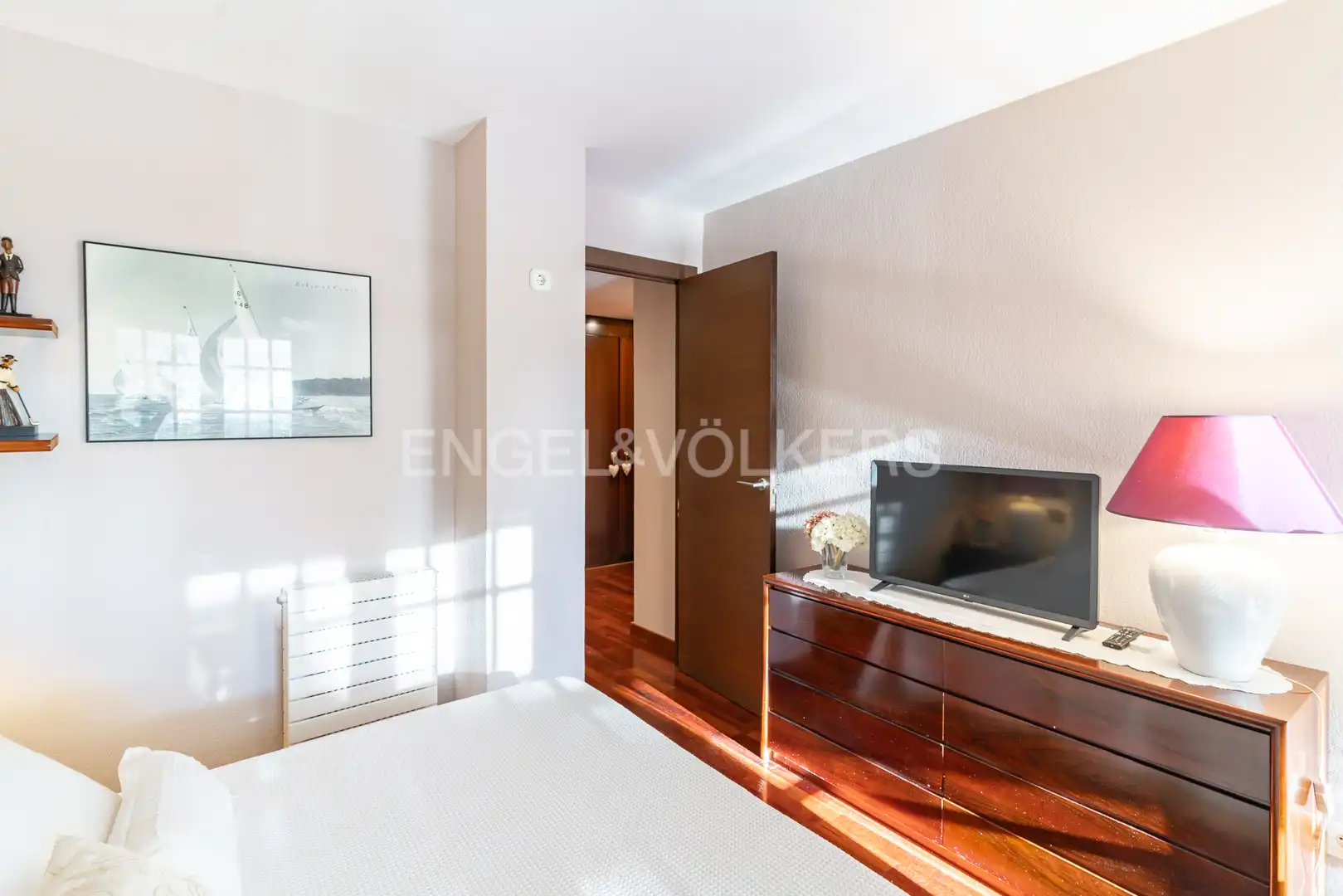 Bedroom of Flat for rent in Caldes d'Estrac  with Air Conditioner, Heating and Private garden