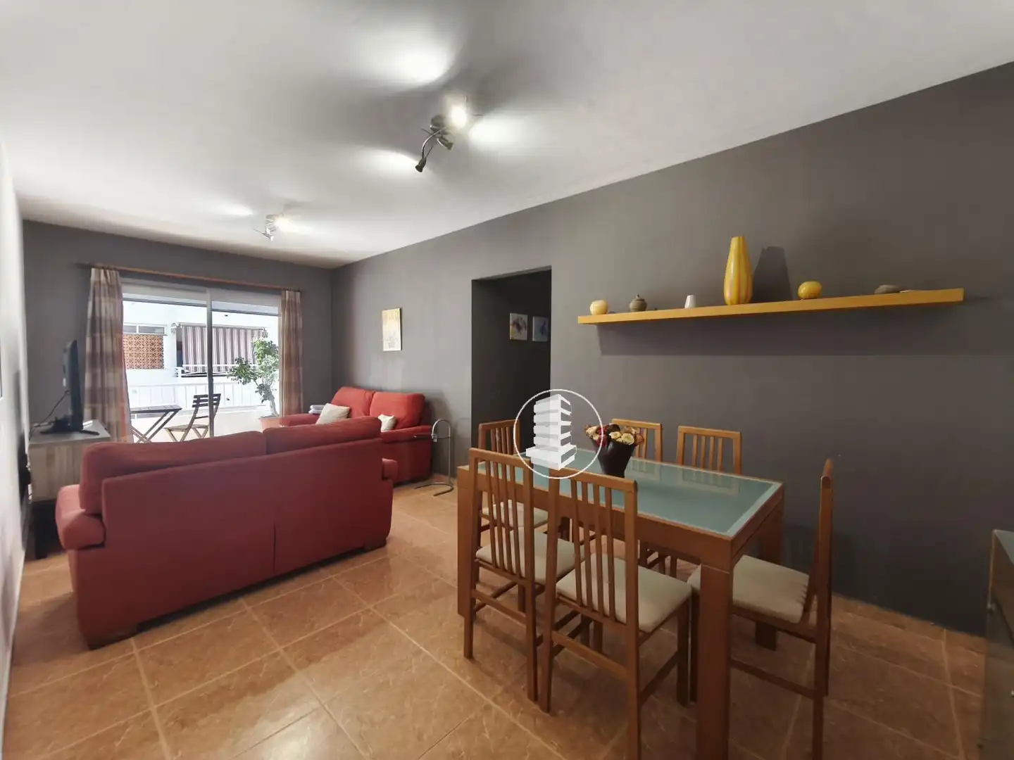 Comedor de Piso de alquiler en Candelaria con Jardín privado, Terraza y Piscina