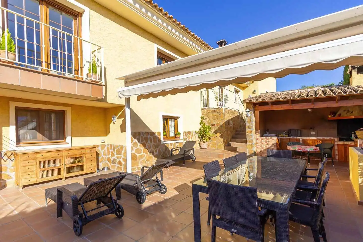 Terrassa de Casa o xalet en venda en La Nucia amb Jardí privat i Piscina