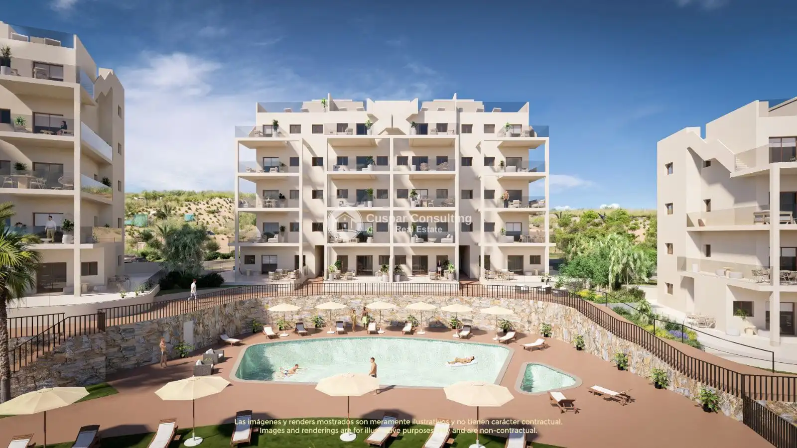 Vista exterior de Apartamento en venta en Murcia con Calefacción, Terraza y Piscina