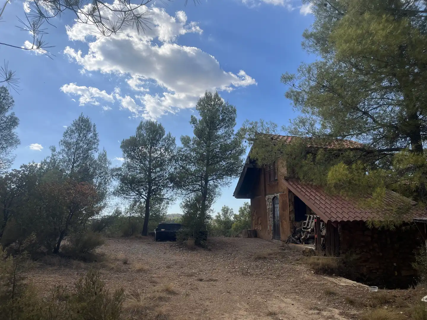 Vista exterior de Finca rústica en venta en La Pobla de Cérvoles, Lleida