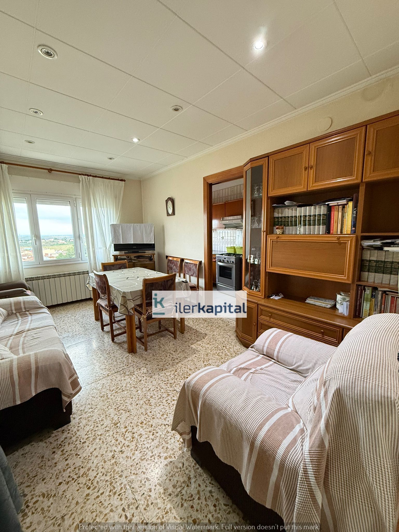 Sala de estar de Casa o chalet en venta en Almenar con Calefacción, Trastero y Amueblado