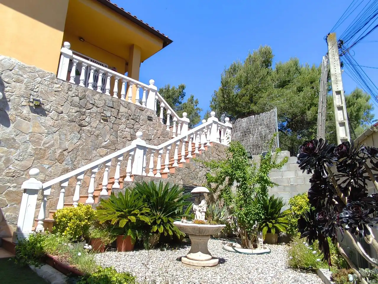 Garten von Haus oder Chalet zum Verkauf in Canyelles mit Heizung, Privatgarten und Terrasse
