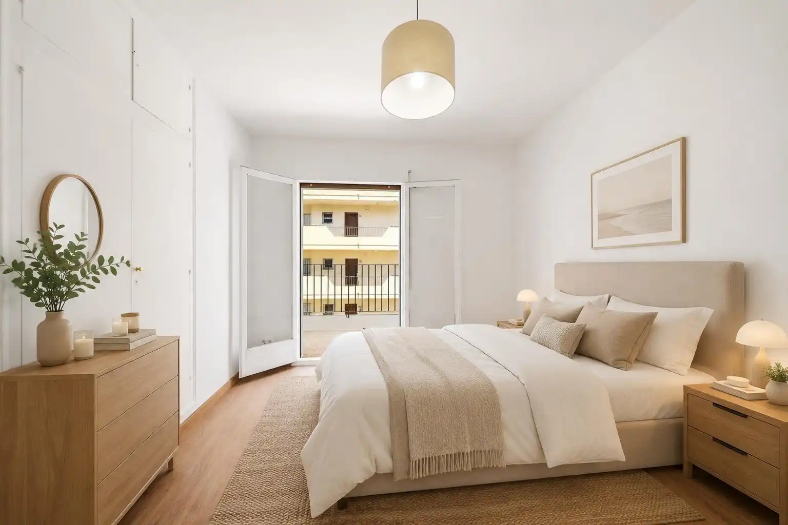Dormitori de Apartament en venda en Roses amb Aire condicionat i Balcó