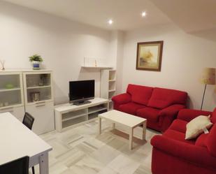 Living room of Flat for sale in  Sevilla Capital  with Parquet flooring and Storage room