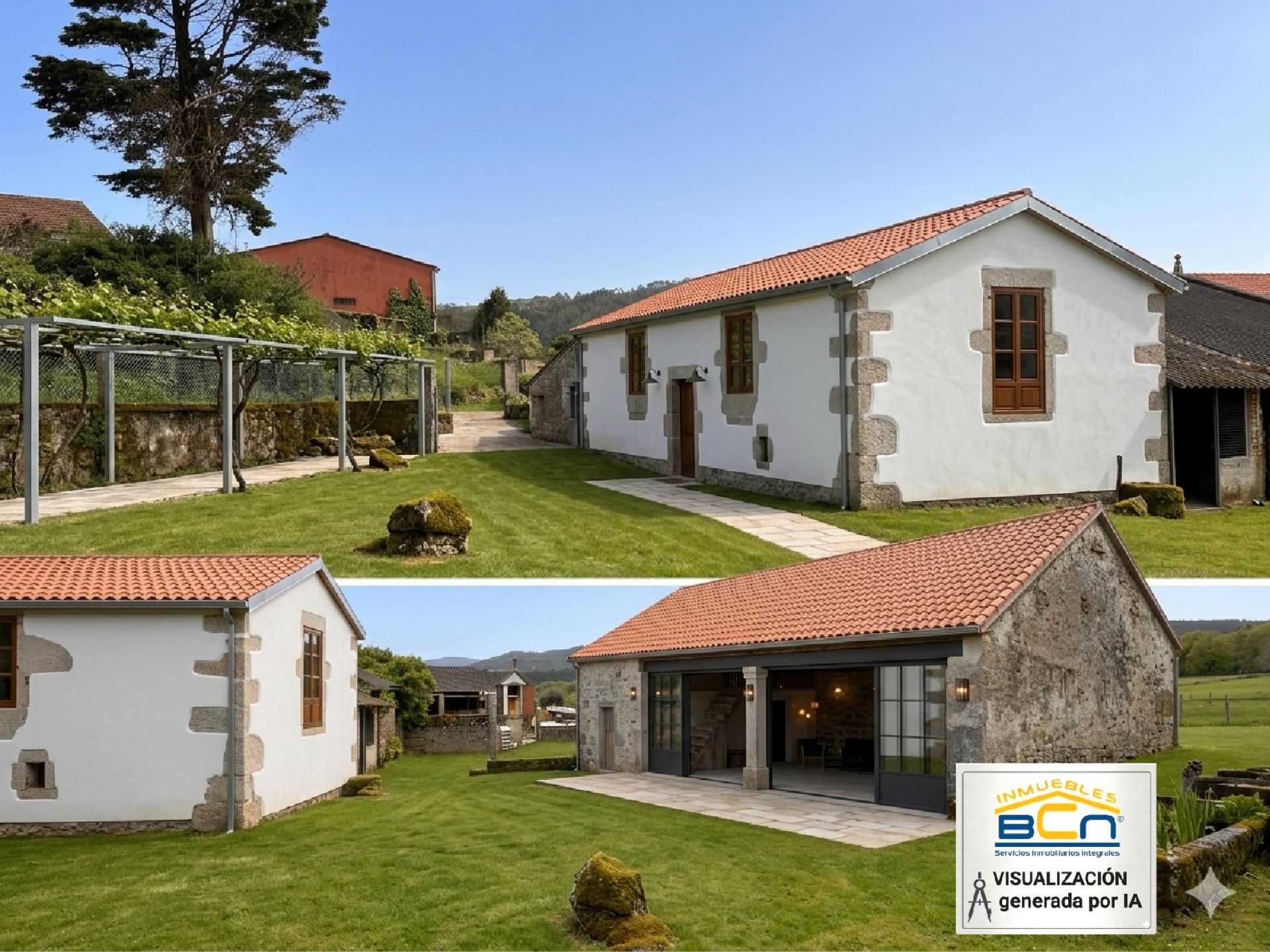 Vista exterior de Finca rústica en venda en Teo