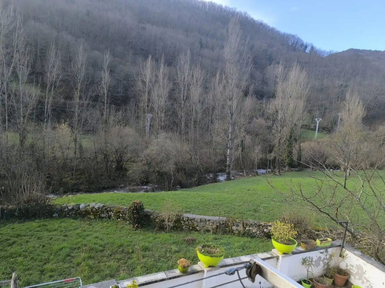 Garden of Flat for rent in Aller  with Heating, Parquet flooring and Furnished
