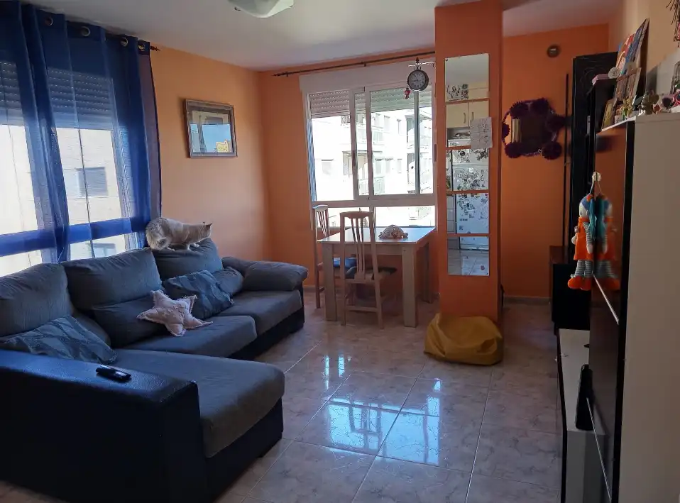 Living room of Duplexes for sale in Oropesa del Mar / Orpesa  with Air Conditioner, Terrace and Balcony