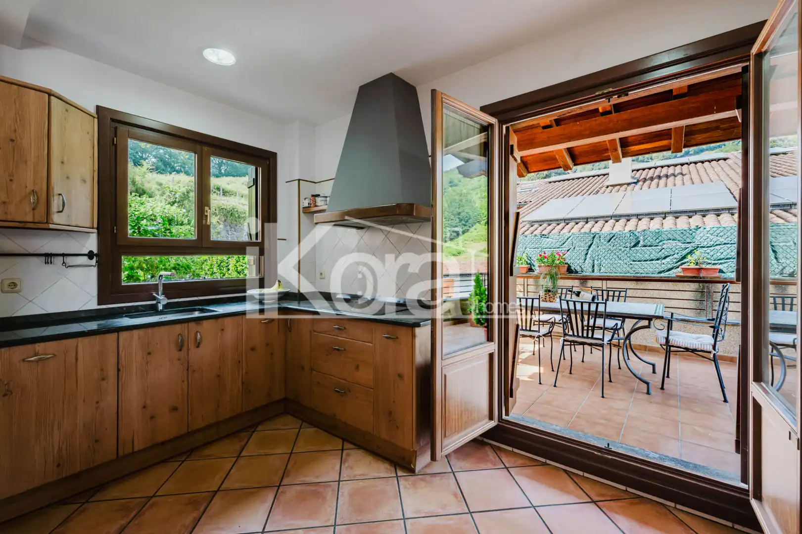 Cocina de Casa adosada en venta en Bergara con Calefacción, Jardín privado y Parquet