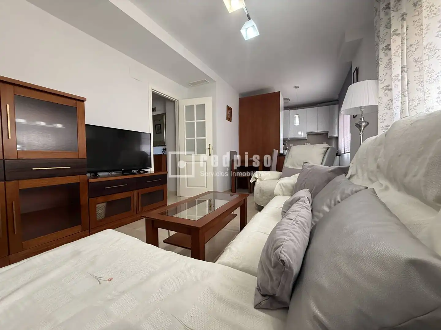 Sala de estar de Piso de alquiler en Málaga con Aire acondicionado y Amueblado