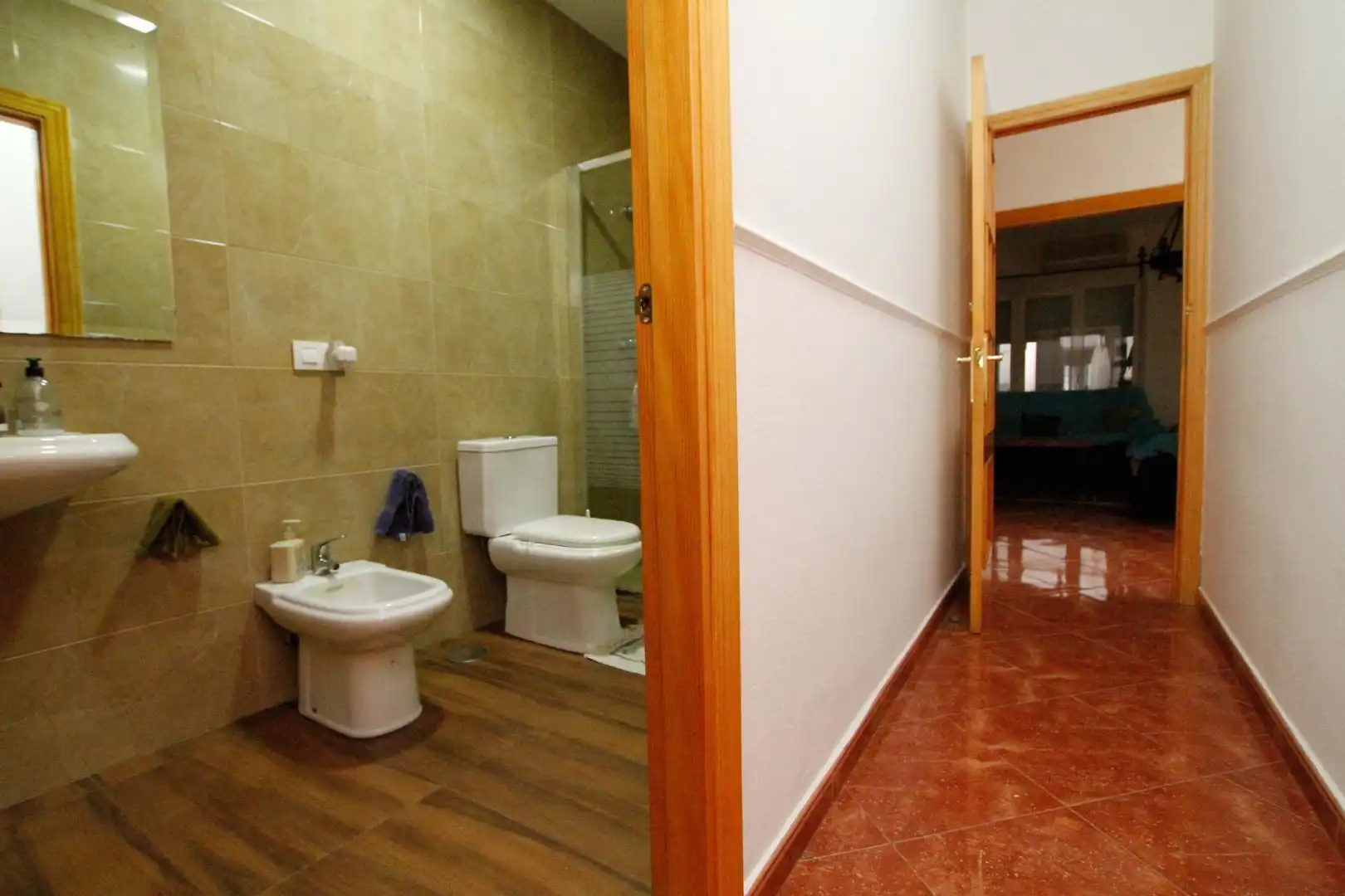 Bany de Casa o xalet en venda en Puebla de la Calzada amb Aire condicionat, Calefacció i Terrassa