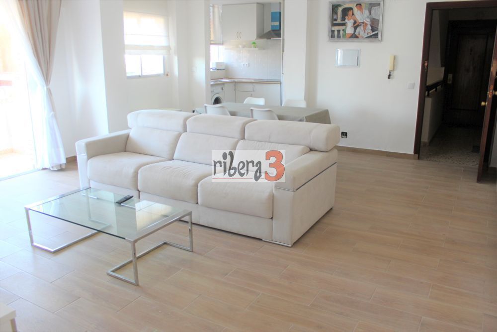 Living room of Flat for sale in San Javier  with Terrace and Furnished