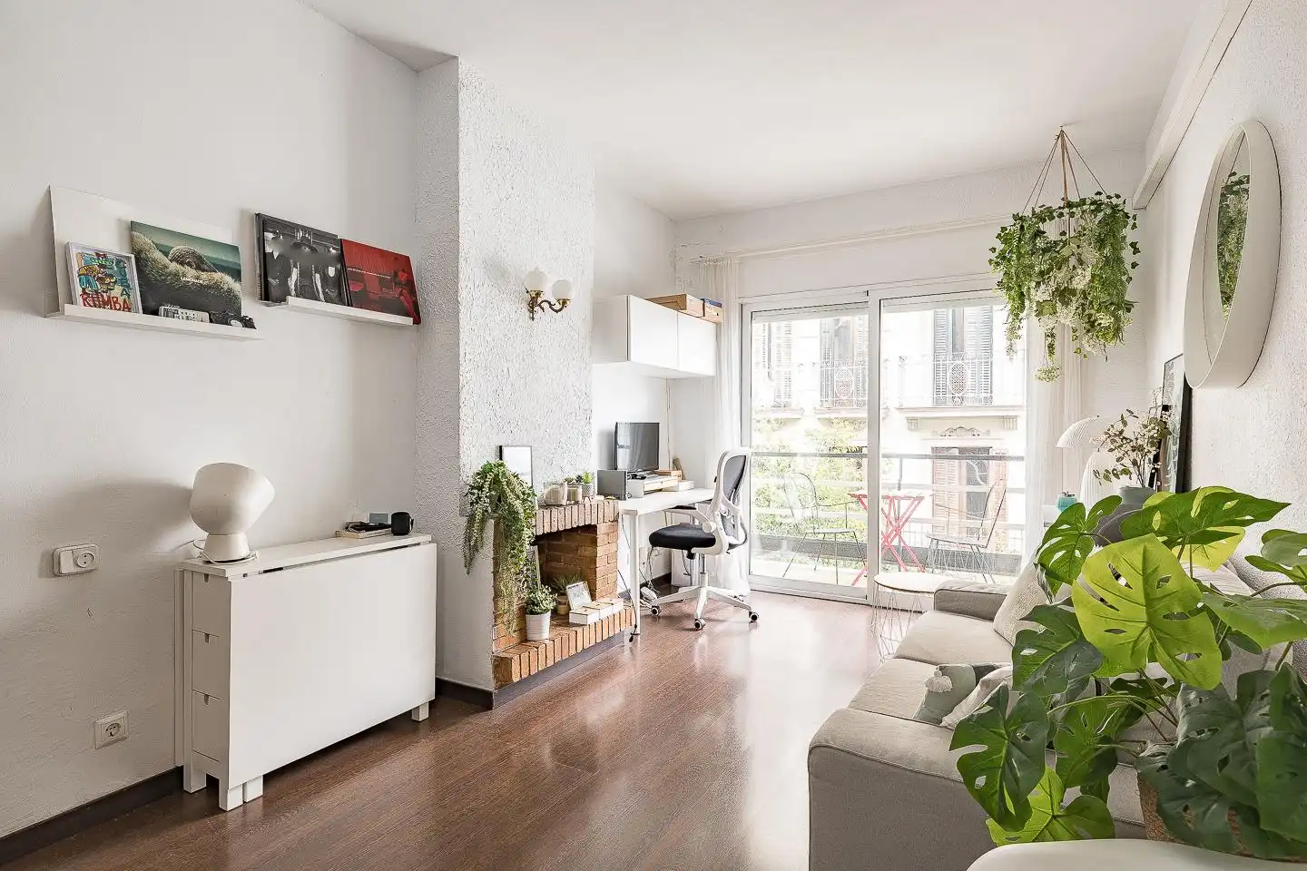Sala de estar de Apartamento en venta en Sarrià - Sant Gervasi