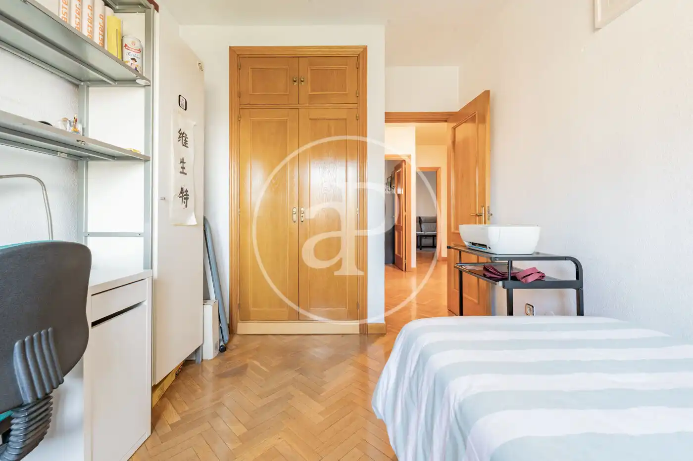 Bedroom of Flat for sale in Madrid  with Heating, Terrace and Storage room