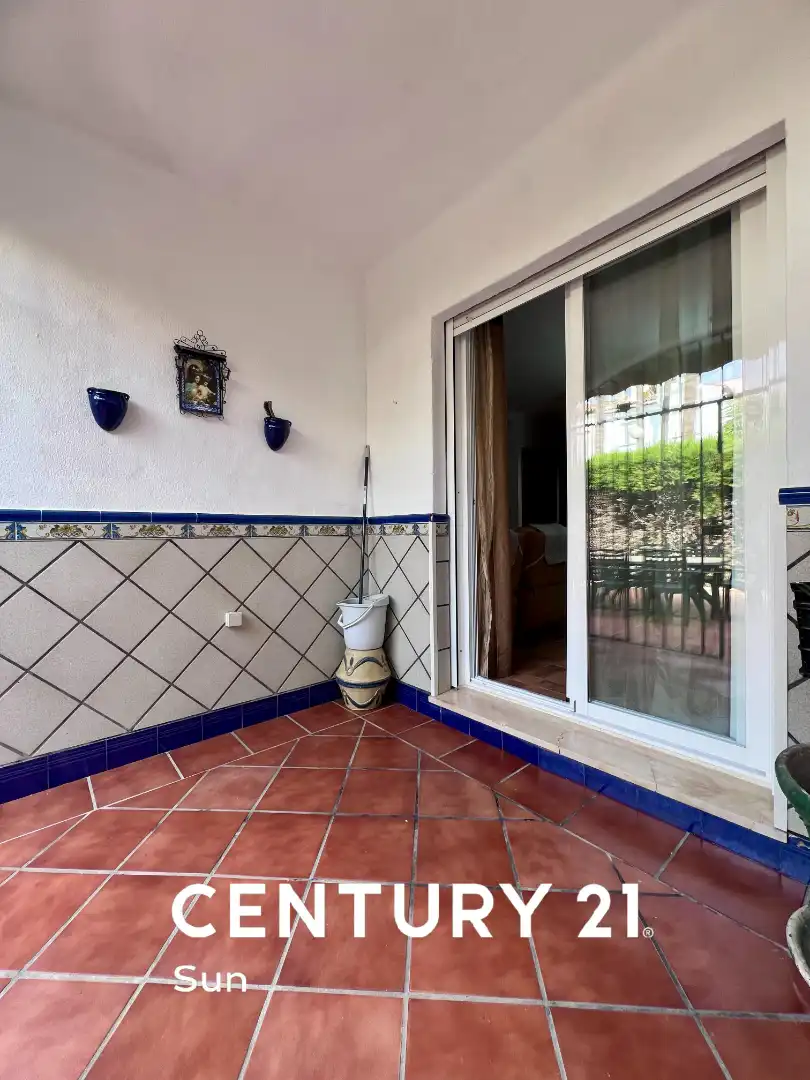 Terraza de Casa adosada en venta en Estepona con Jardín privado, Terraza y Lavadora