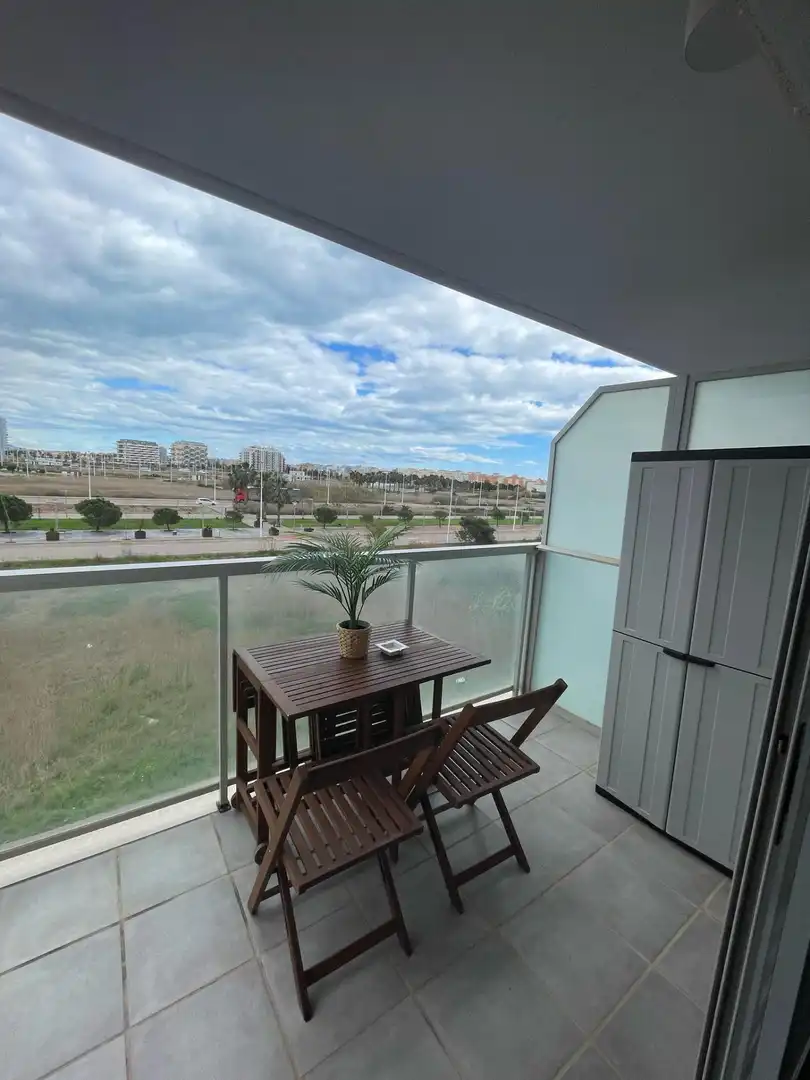 Terraza de Piso de alquiler en Moncofa con Jardín privado, Terraza y Amueblado