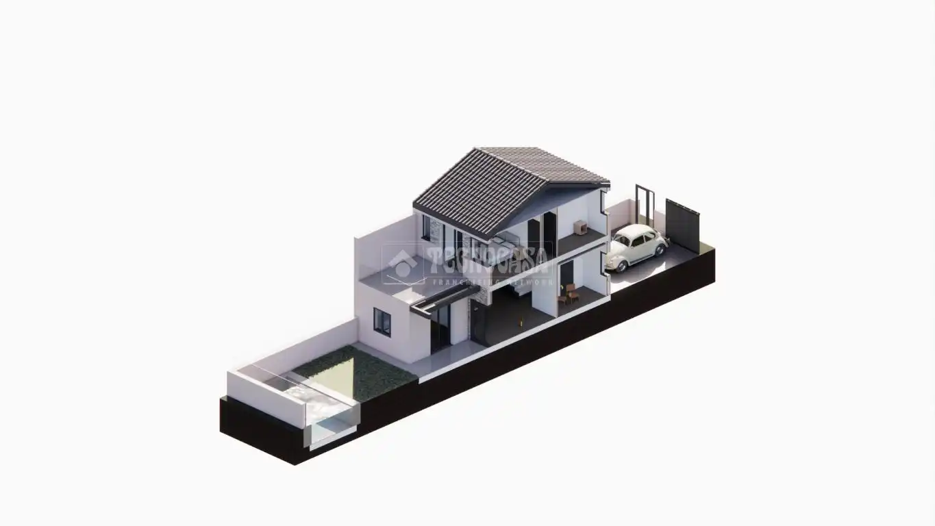 Casa aparellada amb jardí en venda a Covadonga - Los Manzanos, imagen 2