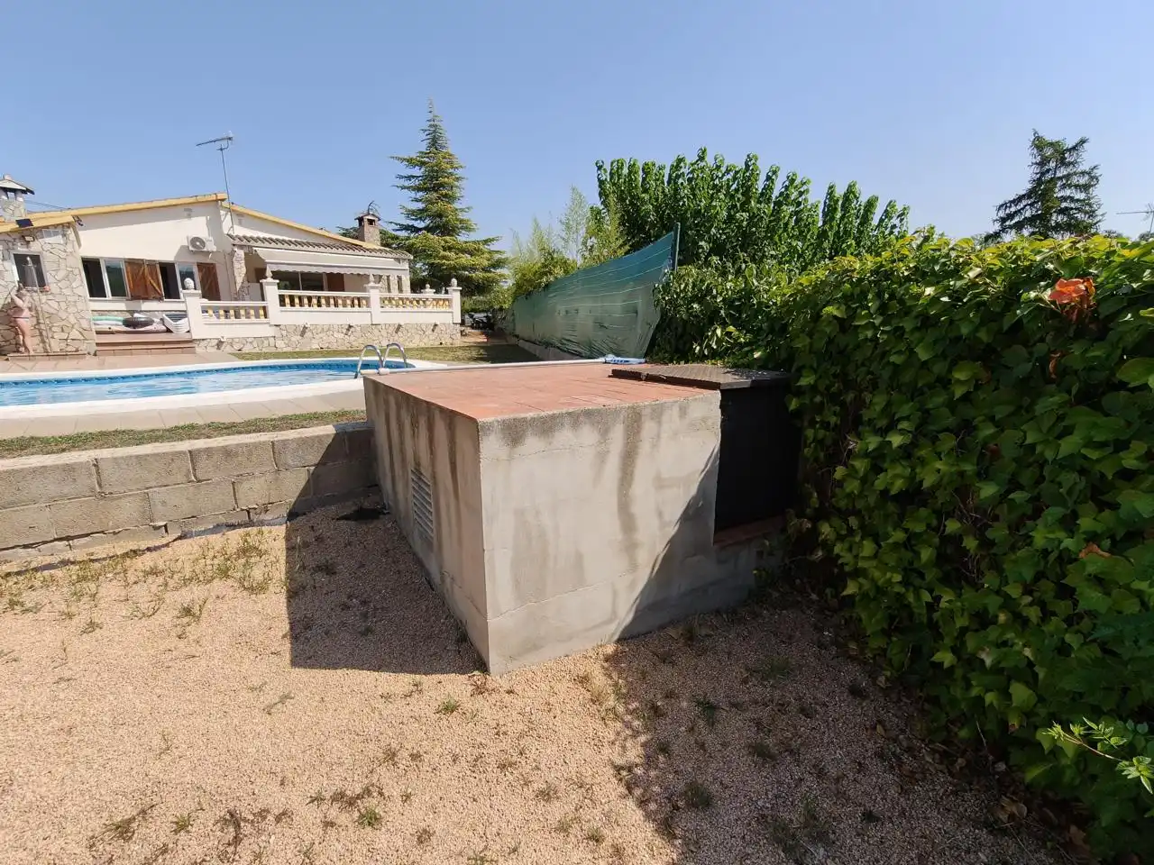 Piscina de Casa o xalet en venda en Caldes de Malavella amb Aire condicionat, Calefacció i Jardí privat