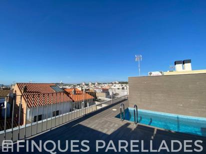 Swimming pool of Attic for sale in Sitges  with Air Conditioner, Terrace and Swimming Pool